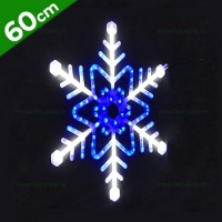 INSTALATII LED EXTERIOR, Black Friday - Instalatie LED Exterior Fulg de Zapada 60cm LZ366, LED-Zone.ro