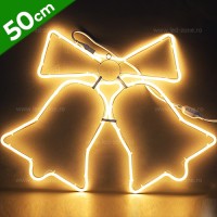 INSTALATII LED EXTERIOR, Black Friday - Instalatie LED Exterior Neonflex Clopotei 50cm, LED-Zone.ro