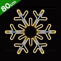 INSTALATII LED EXTERIOR, Black Friday - Instalatie LED Exterior Neonflex Fulg 80cm LZ365, LED-Zone.ro