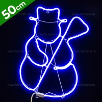 INSTALATII LED EXTERIOR, Black Friday - Instalatie LED Exterior Neonflex Om de Zapada 50cm, LED-Zone.ro