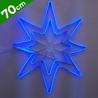 INSTALATII LED EXTERIOR, Black Friday - Instalatie LED Exterior Neonflex Stea Mare 90cm LZ9714, LED-Zone.ro