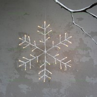 INSTALATII LED EXTERIOR, Black Friday - Instalatie LED Fulg de Zapada 52cm 42 LED-uri Exterior LZ860-83, LED-Zone.ro