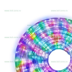 Instalatie LED Furtun Diverse Culori Efect Ploaie 10m