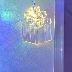 Instalatie LED Perdea Cadouri Diverse Culori 3.6x0.65m