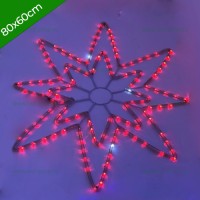 INSTALATII LED EXTERIOR, Black Friday - Instalatie LED Stea Mare Exterior LZ9034, LED-Zone.ro