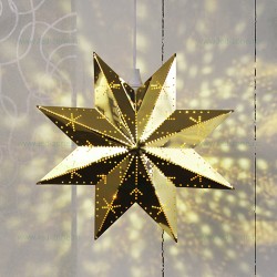 Stea Luminoasa Metalica E14 28cm Interior 