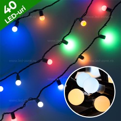 Instalatie Pom Craciun 40 LED-uri Ghirlanda