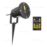 INSTALATII LED EXTERIOR, Black Friday - Proiector LED Laser Exterior Punctiform cu Telecomanda, LED-Zone.ro