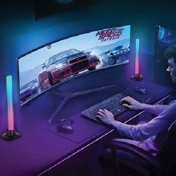 Set Lampa Birou 2 Bucati 5W LED Digitala 5V USB