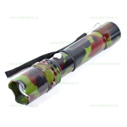 Lanterna LED 3W ZOOM Camuflaj