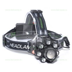 Lanterna LED Frontala 40W 8LED Acumulator