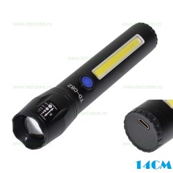 Lanterna LED De Mana 5W COB ZOOM C82
