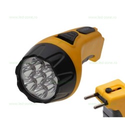 Lanterna LED De Mana Flash 7SMD 220V