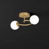 Lustra 2 Socluri E27 LZ6655-2 Aurie