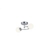 Lustra 2 Socluri E27 LZ6655-2 Argintie