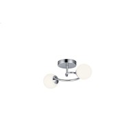 LUSTRE LED, Lustra 2 Socluri E27 LZ6655-2 Argintie, LED-Zone.ro
