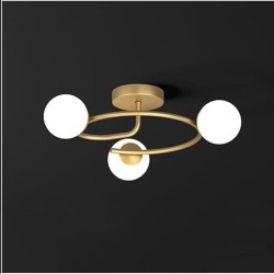 Lustra 3 Socluri E27 LZ6655-3 Aurie