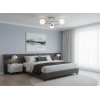 Lustra 3 Socluri E27 LZ6655-3 Argintie