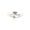 Lustra 3 Socluri E27 LZ6655-3 Argintie
