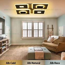 Lustra LED 100W 3 Functii Dimabila cu Telecomanda LZ207