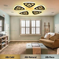 Lustra LED 100W 3 Functii Dimabila cu Telecomanda LZC12-5