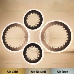 Lustra LED 100W 3 Functii Dimabila cu Telecomanda LZG5260-2+2