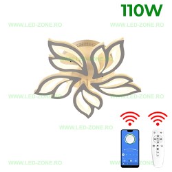 Lustra LED 110W 3 Functii Dimabila cu Telecomanda sau Telefon LZ6553-5