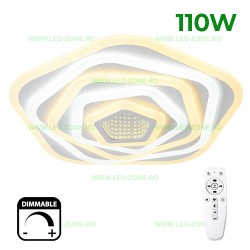 Lustra LED 110W 3D 3 Functii cu Telecomanda LZ9793-480Y