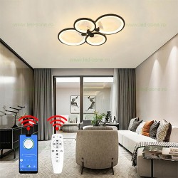 Lustra LED 112W 3 Functii Dimabila cu Telecomanda sau Telefon LZ6626-4
