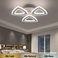 LUSTRE LED APLICATE, Black Friday - Lustra LED 114W 3 Functii Dimabila cu Telecomanda LZD6603-3, LED-Zone.ro