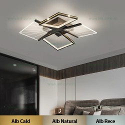 Lustra LED 65W 3 Functii Dimabila cu Telecomanda LZR9072-4
