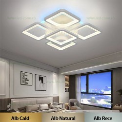 Lustra LED 118W 3 Functii Dimabila cu Telecomanda LZ6604-4+1 RGB