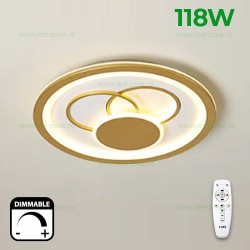Lustra LED 118W 3 Functii Dimabila cu Telecomanda LZC7601-50R