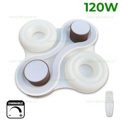 Lustra LED 120W 3 Functii cu Telecomanda