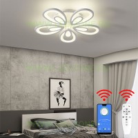 LUSTRE LED APLICATE, Black Friday - Lustra LED 160W 3 Functii Dimabila cu Telecomanda sau Telefon S5150-5, LED-Zone.ro