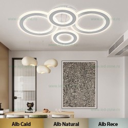 Lustra LED 120W 3 Functii Dimabila cu Telecomanda LZ3511-2+2