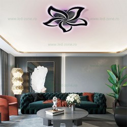 Lustra LED 140W 3 Functii RGB Dimabila cu Telecomanda Cristal LZC3002