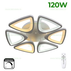 Lustra LED 120W 3 Functii Dimabila cu Telecomanda LZ5197-6