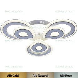 Lustra LED 120W 3 Functii Dimabila cu Telecomanda LZR9009-3+3