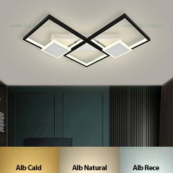Lustra LED 120W 3 Functii Dimabila cu Telecomanda LZR9059-S2