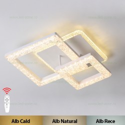 Lustra LED 120W 3 Functii Dimabila cu Telecomanda T8001