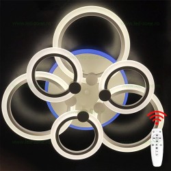 Lustra LED 126W 3 Functii Dimabila Telecomanda LZ6601-3+3 RGB