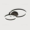 Lustra LED 120W Neagra 3 Functii cu Telecomanda LZ900-2A