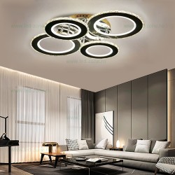 Lustra LED 125W 3 Functii Dimabila cu Telecomanda Cristal LZ88131-4