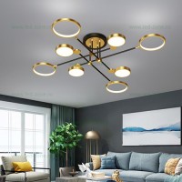 LUSTRE LED, Black Friday - Lustra LED 128W 3 Functii Dimabila Telecomanda LZC2036-80C, LED-Zone.ro