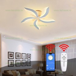 Lustra LED 60W 3 Functii Dimabila cu Telecomanda sau Telefon LZ6551-5