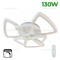 LUSTRE LED, Black Friday - Lustra LED 130W 3 Functii Dimabila cu Telecomanda LZ6603-33, LED-Zone.ro