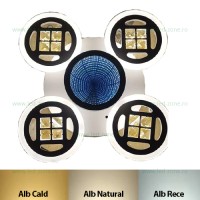 LUSTRE LED, Black Friday - Lustra LED 130W 3 Functii Dimabila cu Telecomanda LZ8841-4+1, LED-Zone.ro