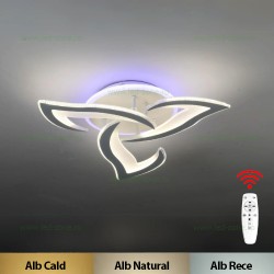 Lustra LED 100W 3 Functii RGB Dimabila cu Telecomanda LZM396-3