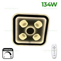 LUSTRE LED, Black Friday - Lustra LED 134W 3 Functii Dimabila cu Telecomanda LZ9033, LED-Zone.ro